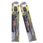 Зубная щетка, Twin Lotus (Твин Лотус) Бамбук и уголь антибактериальная мягкая