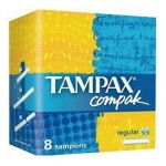 Тампоны, Tampax (Тампакс) №8 компак регуляр с аппликатором