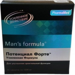 Мен'с, таблетки 15 шт формула потенциал форте усиленная формула