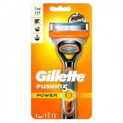 Станок для бритья, Gillette (Жиллет) фьюжен пауэр + батарейка + 1 кассета