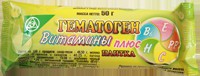 Гематоген, 40 г витамины плюс