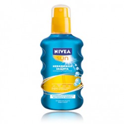 Спрей солнцезащитный, Nivea (Нивея) 200 мл арт. 85802 сан Невидимая защита SPF 20